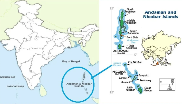 Where is Andaman and Nicobar Islands Location? Where is Andaman