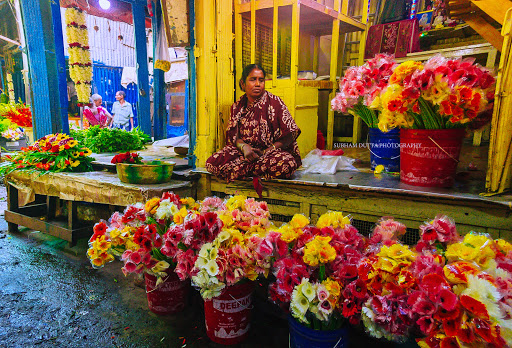 Mallick Ghat Flower, offbeat instagrammable places in kolkata, early morning photography in kolkata