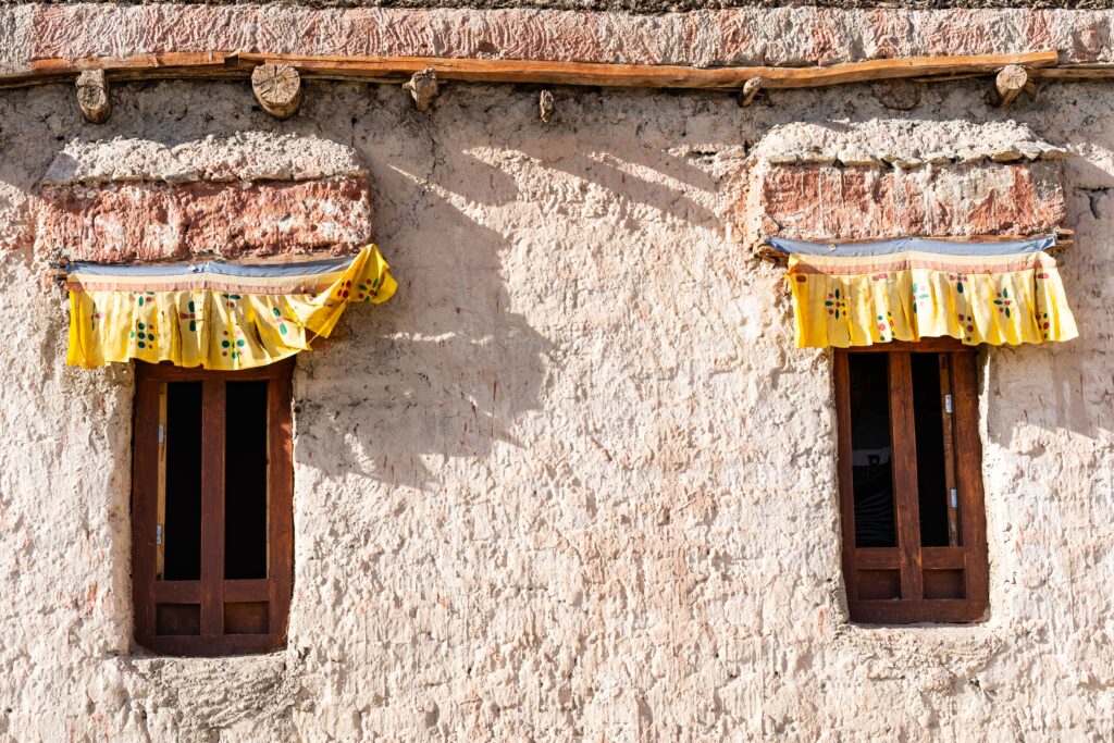 leh houses, leh ladakh
