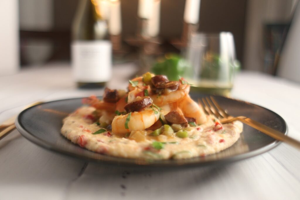 Shrimp and Grits, food south carolina is famous for