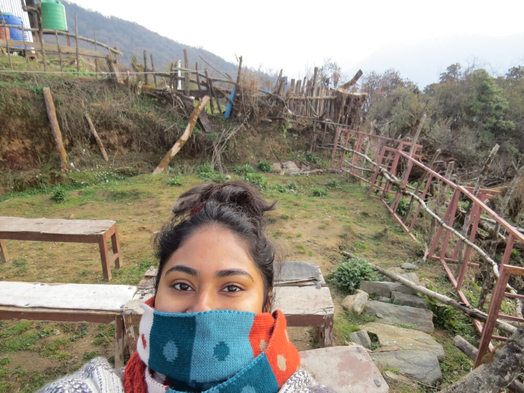 me in low camp mardi himal trek